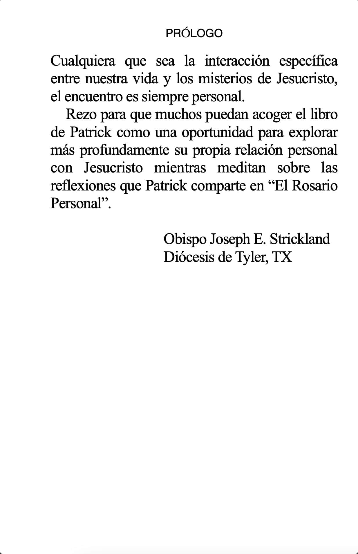 Personal Rosary - Spanish